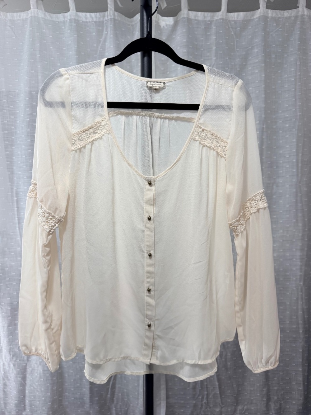 Eyeshadow Boho Long-Sleeve Top - M